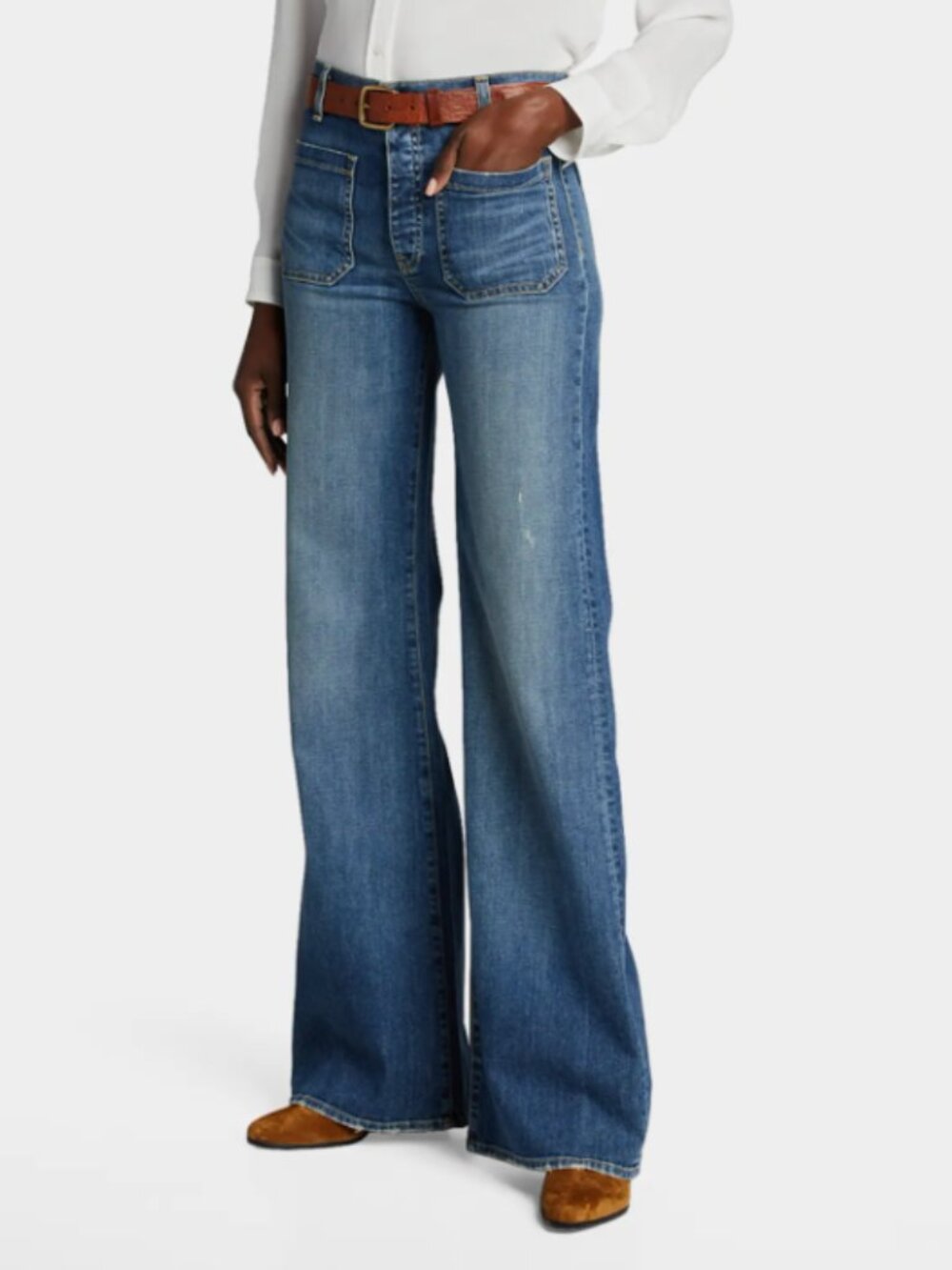 Nili Lotan high-rise Florence Jeans w/ patch pockets - Size 26 - New w/tags
